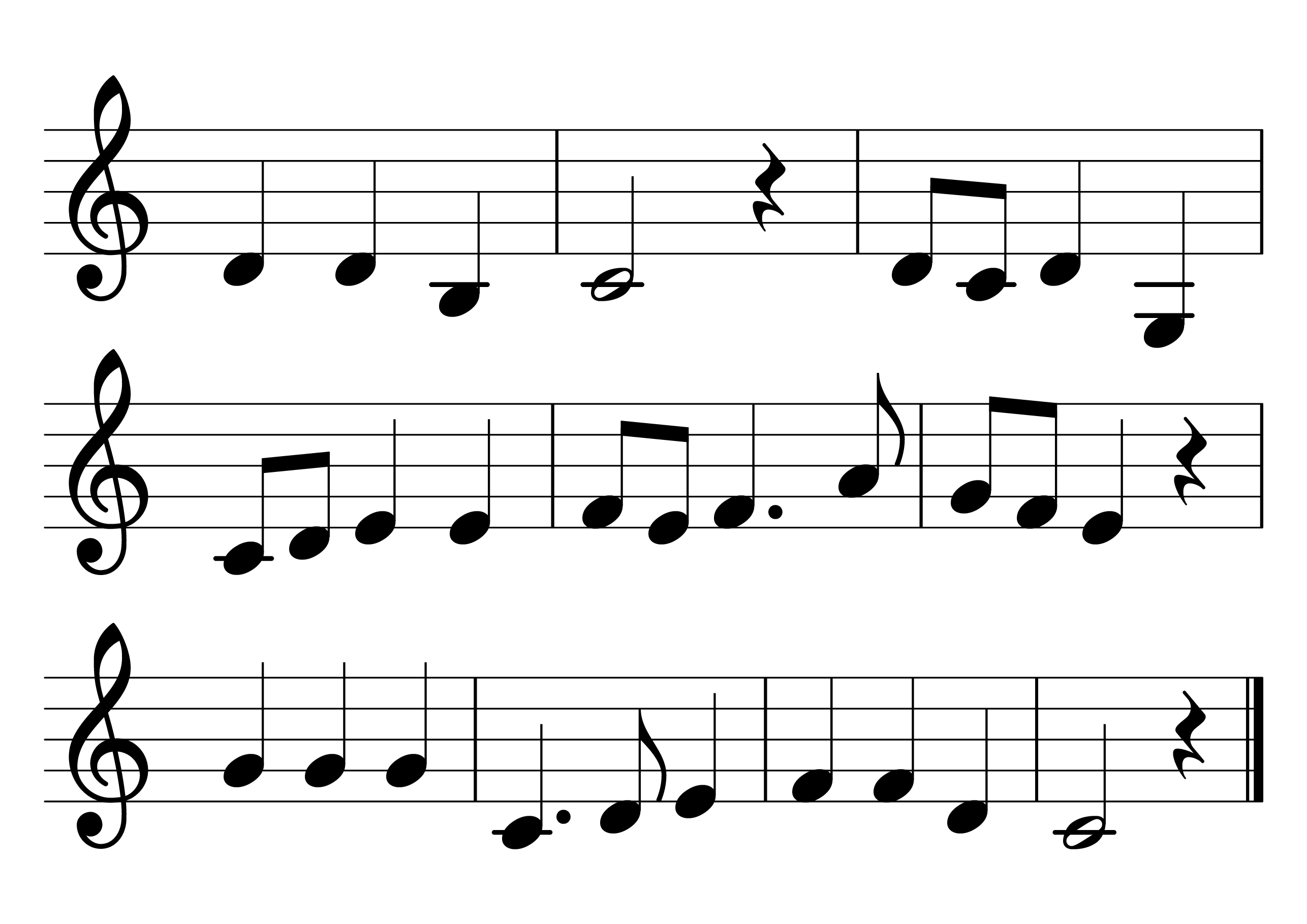 ふるさと 楽譜 2