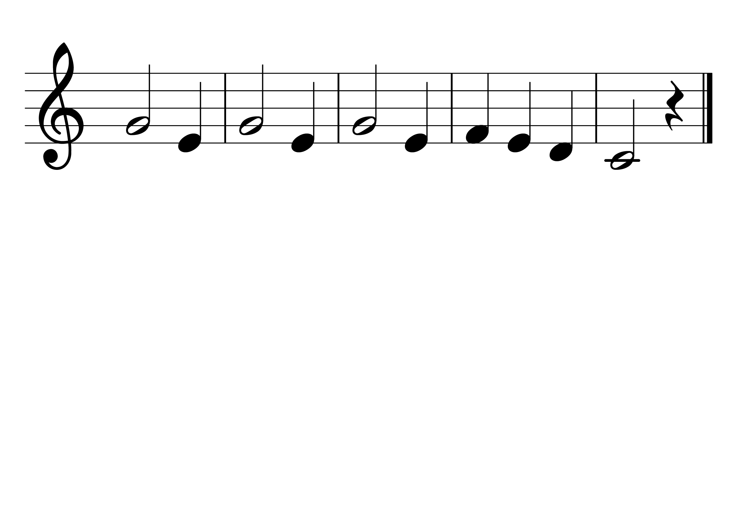 かっこう 楽譜 2