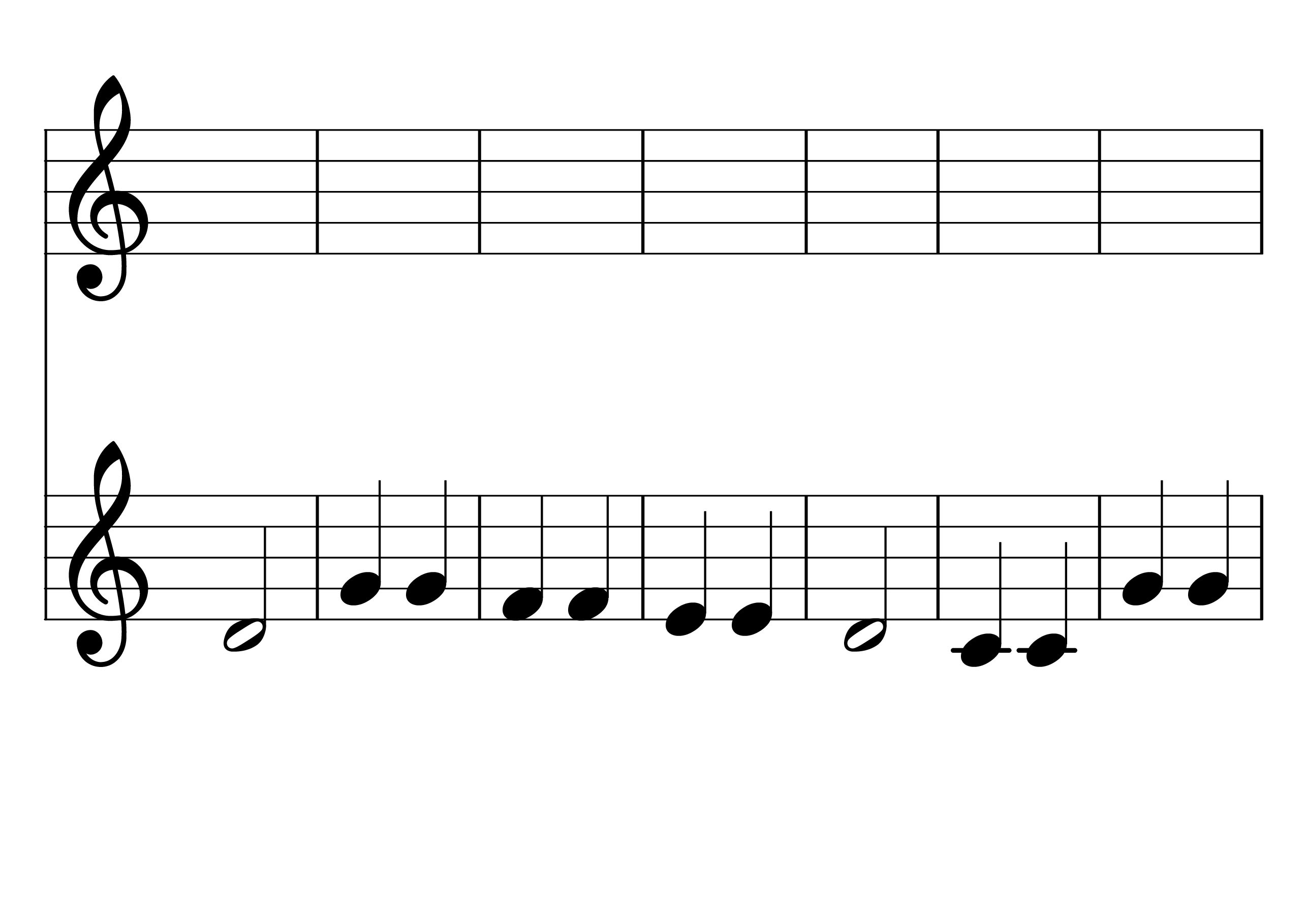 きらきらぼし 楽譜 3