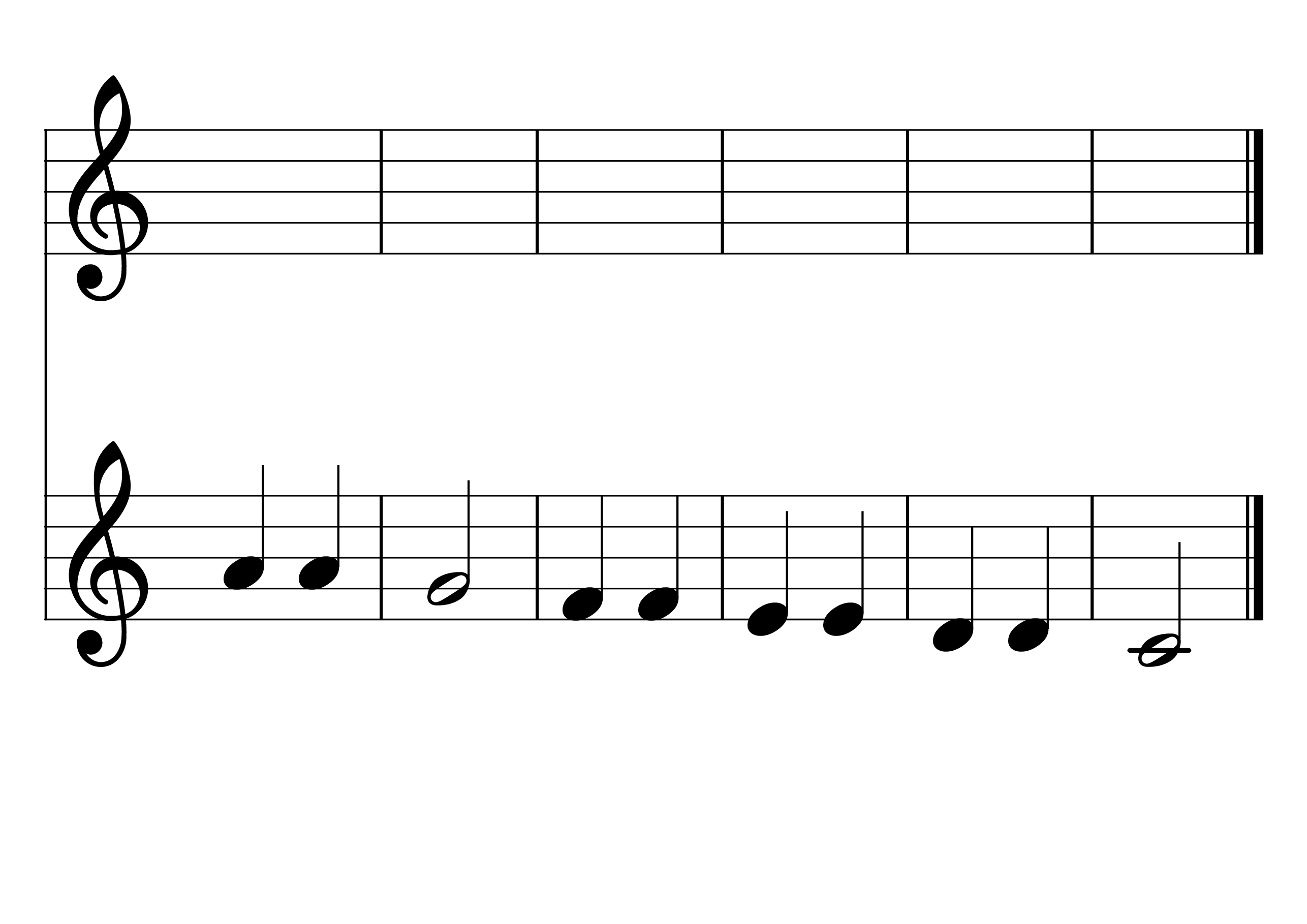 きらきらぼし 楽譜 4