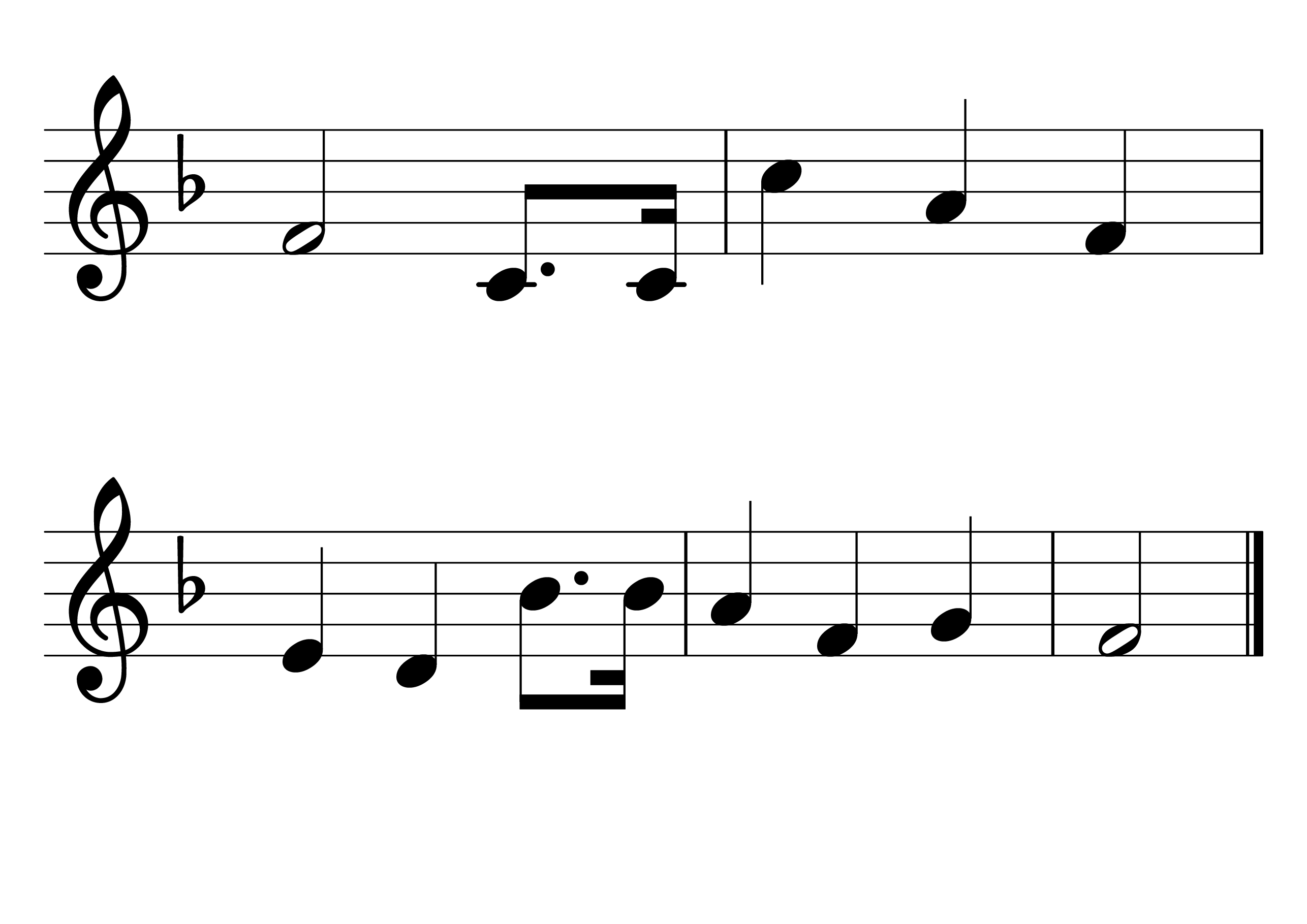 ハッピーバースデー 楽譜 2