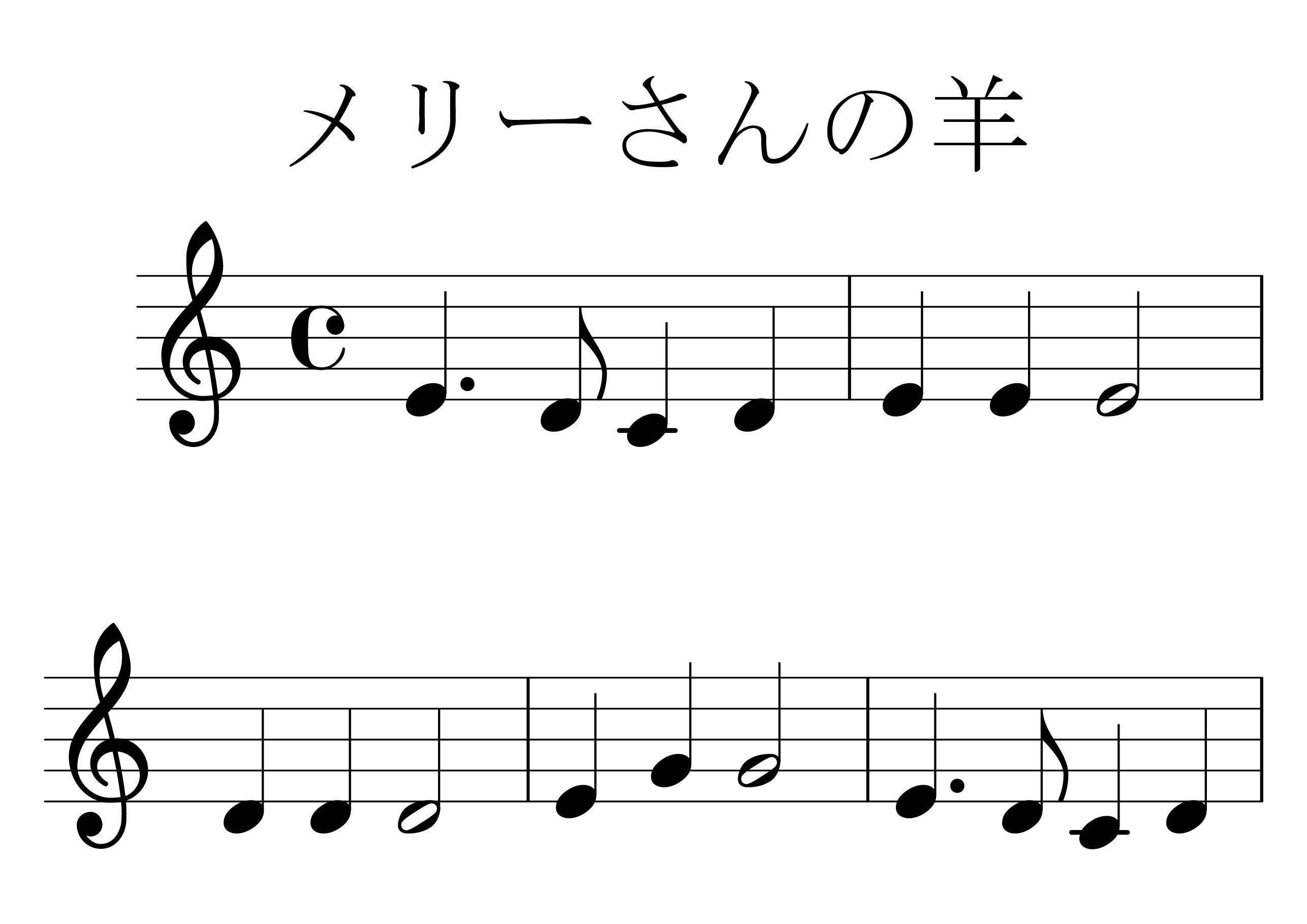 メリーさんの羊