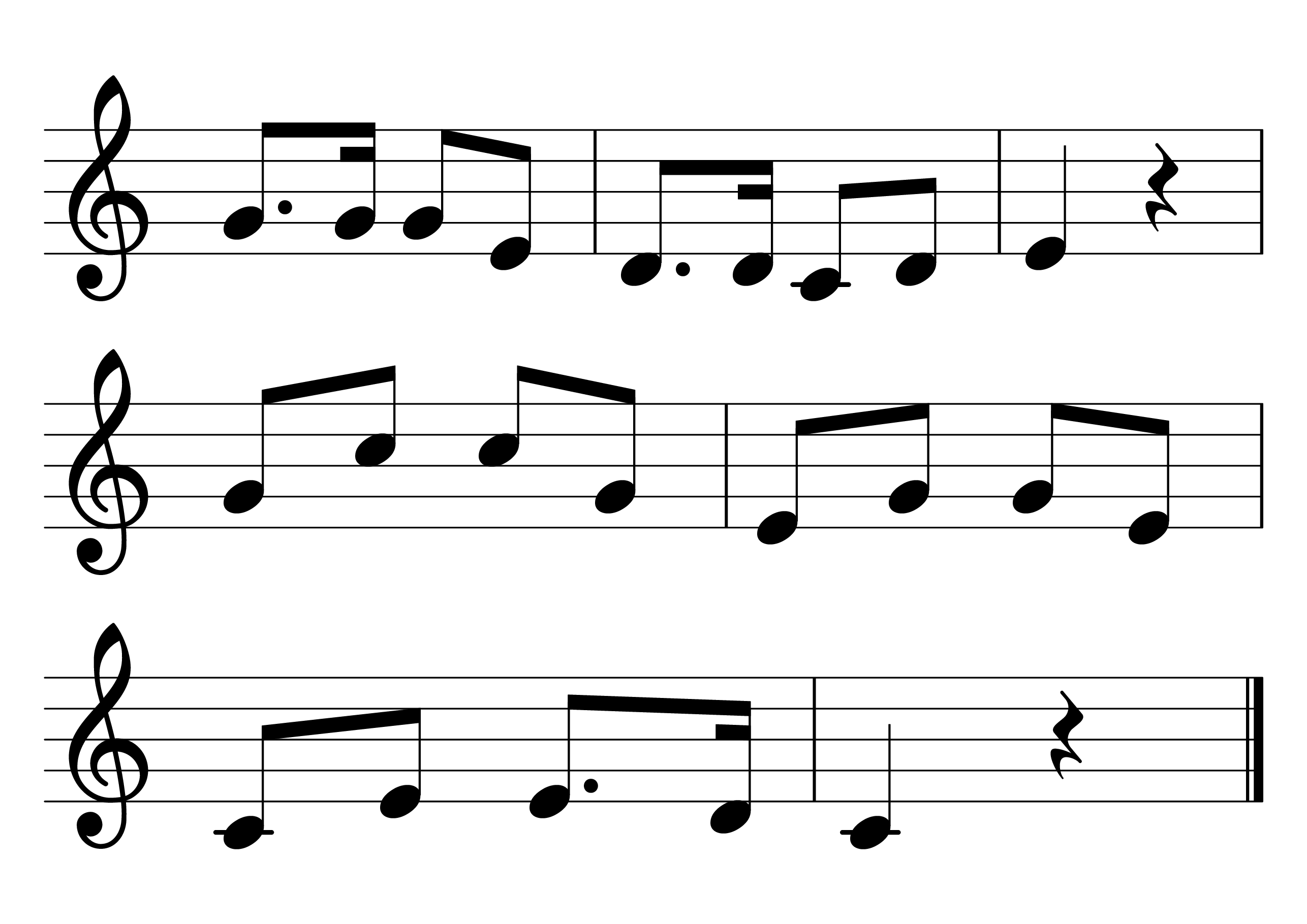 かたつむり 楽譜 2