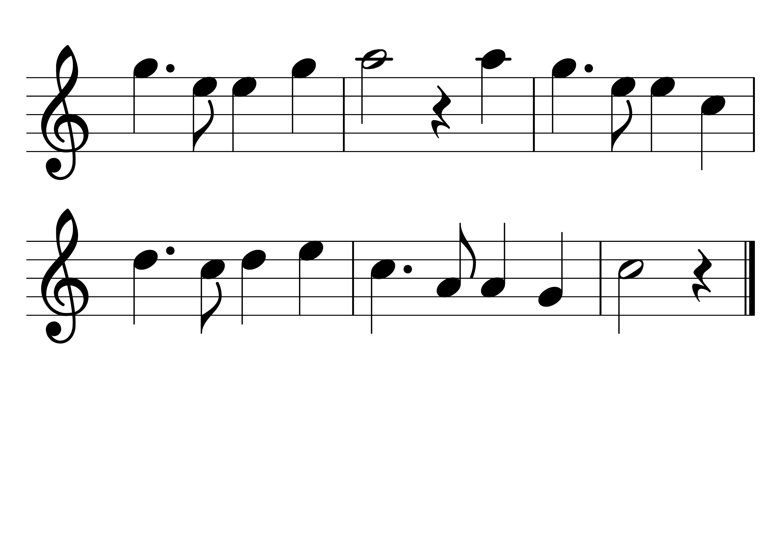 Auld Lang Syne sheet music page 3