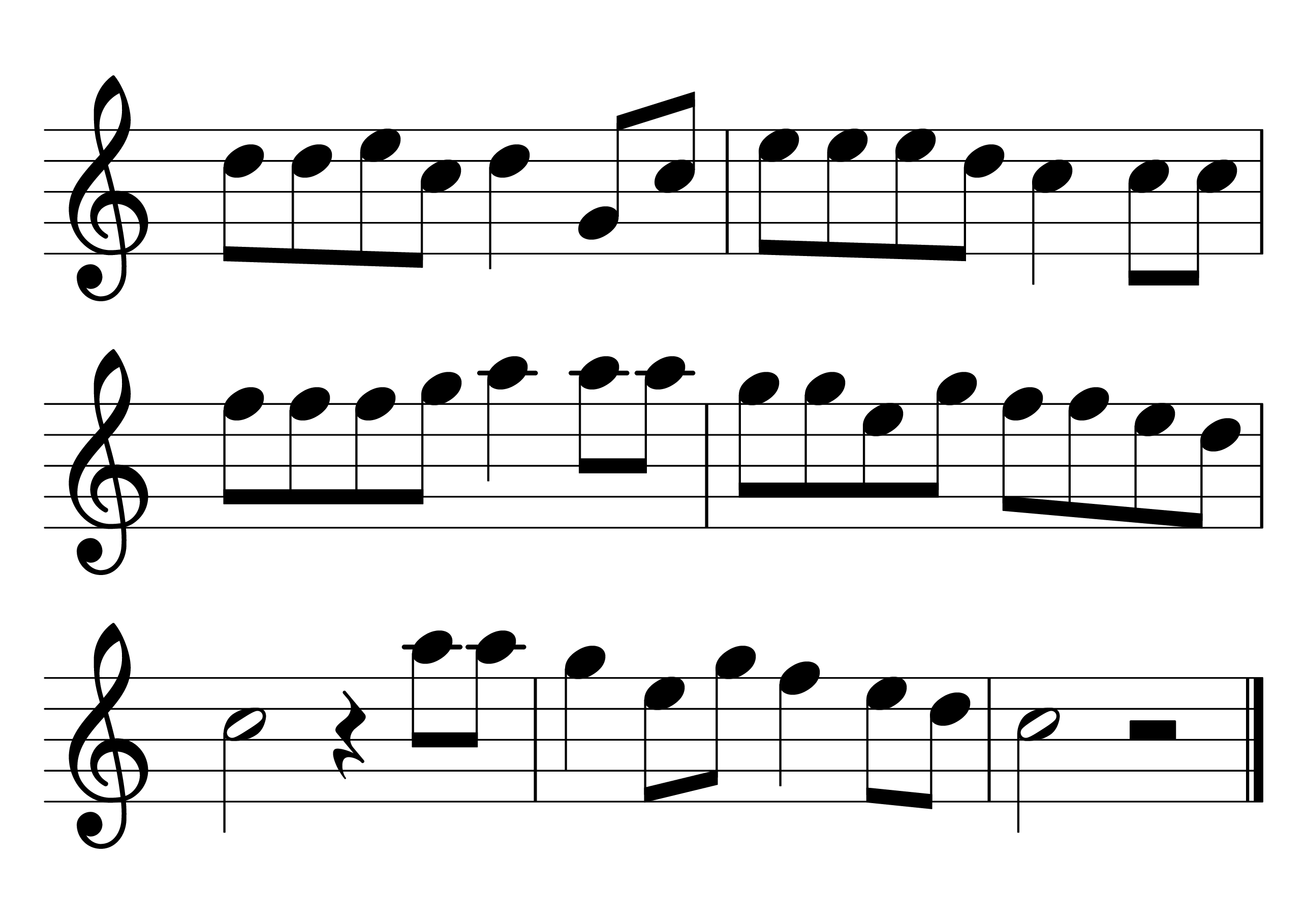 あわてんぼうのサンタクロース 楽譜 2