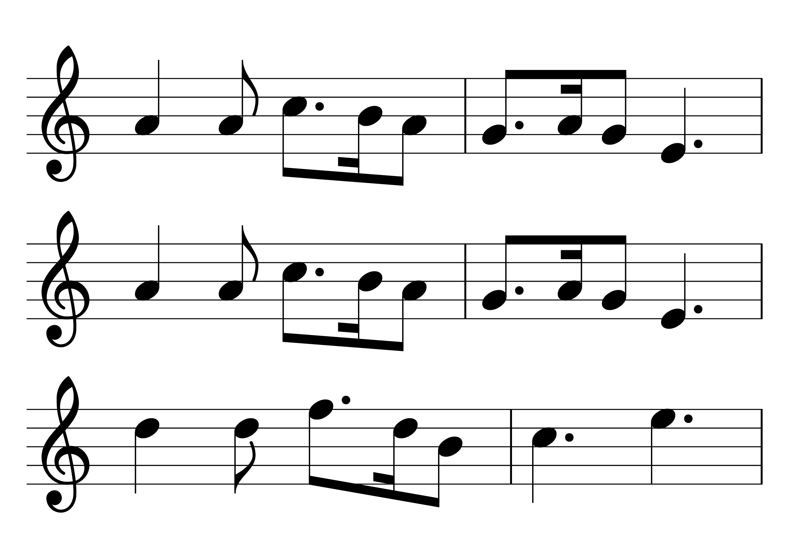 きよしこの夜 楽譜 2