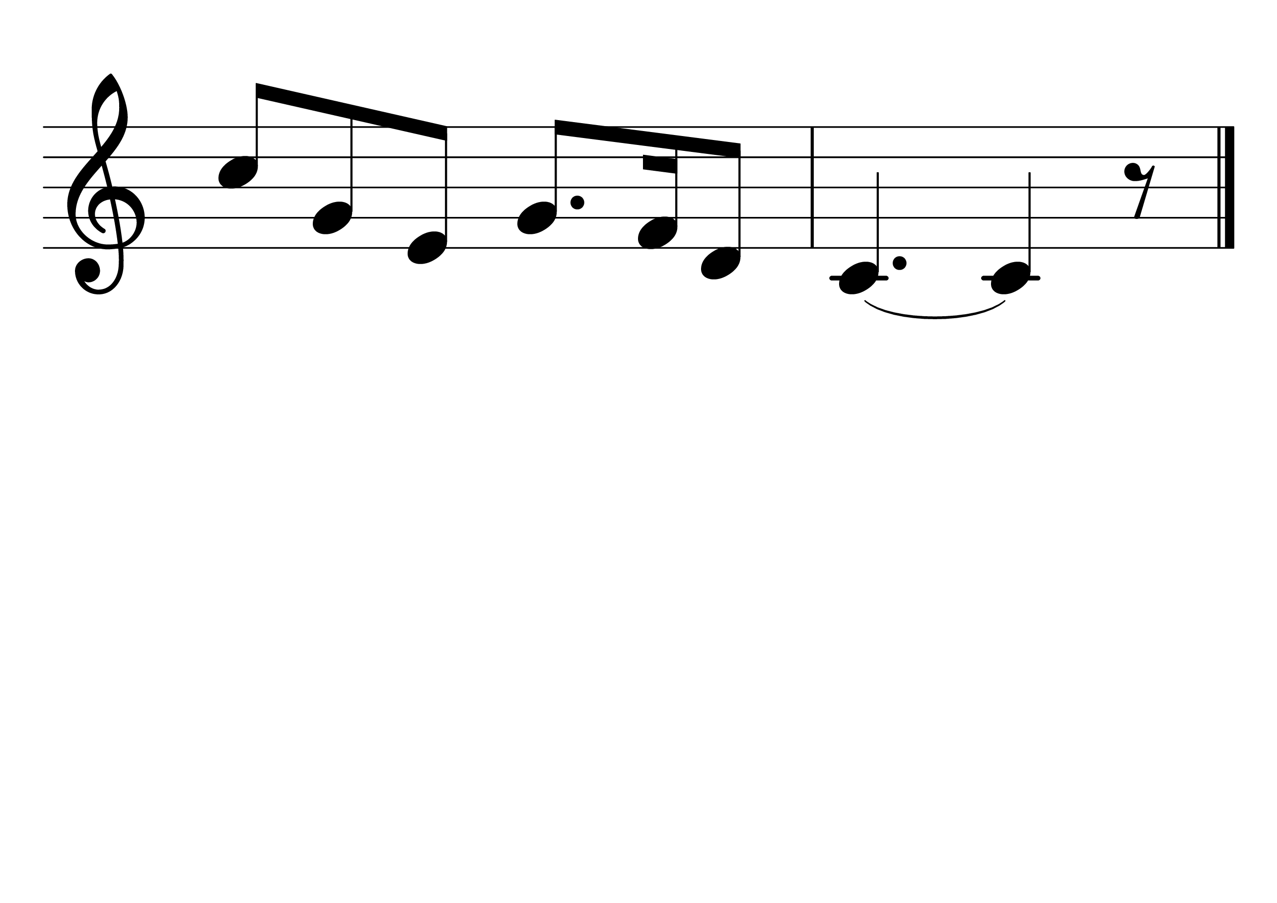 きよしこの夜 楽譜 3