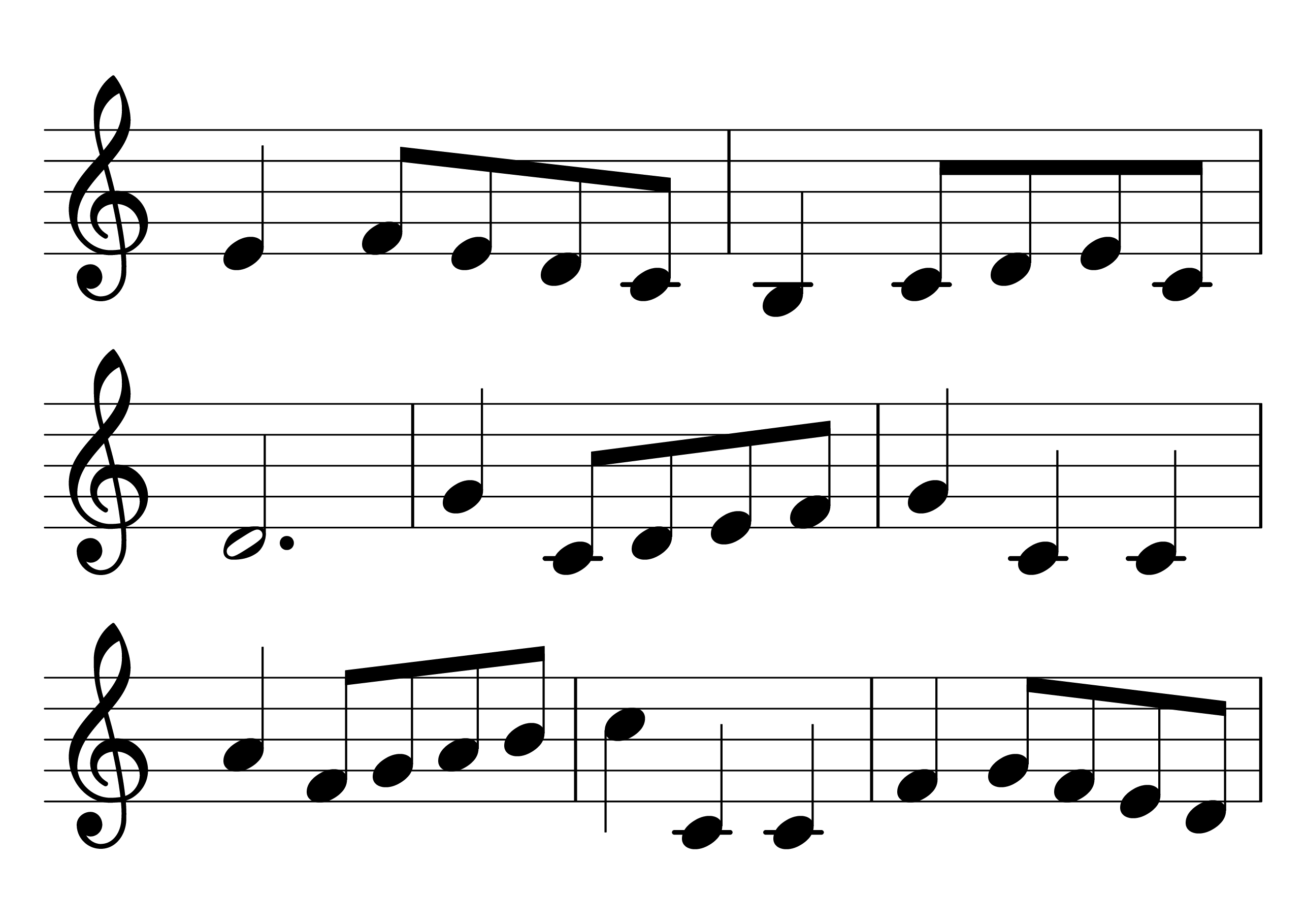 Minuet sheet music page 2