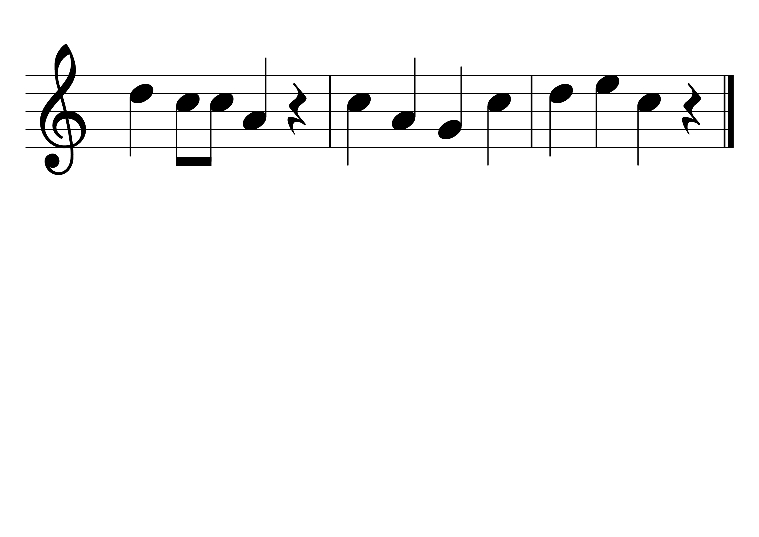 七夕さま 楽譜 2