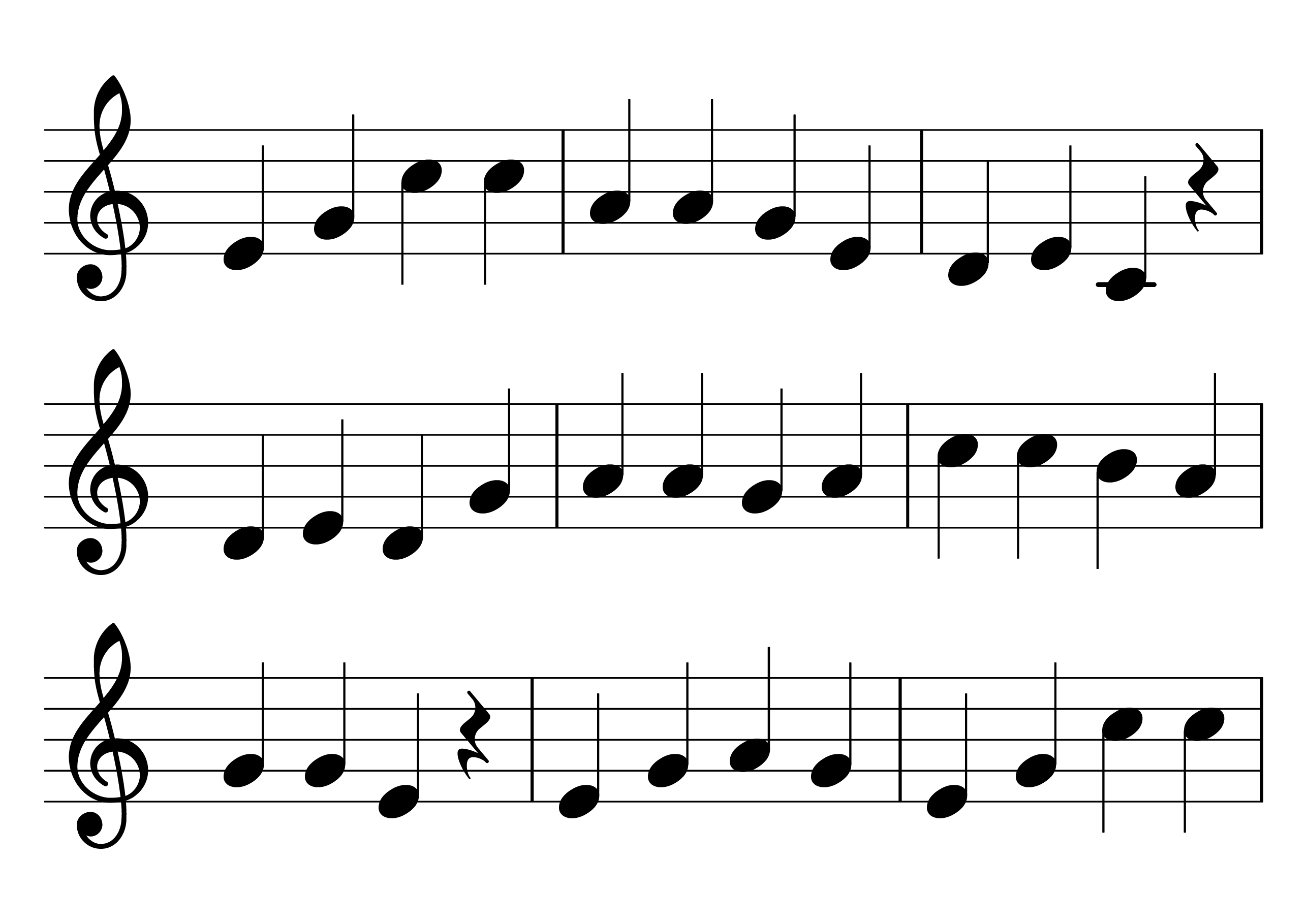 春の小川 楽譜 2