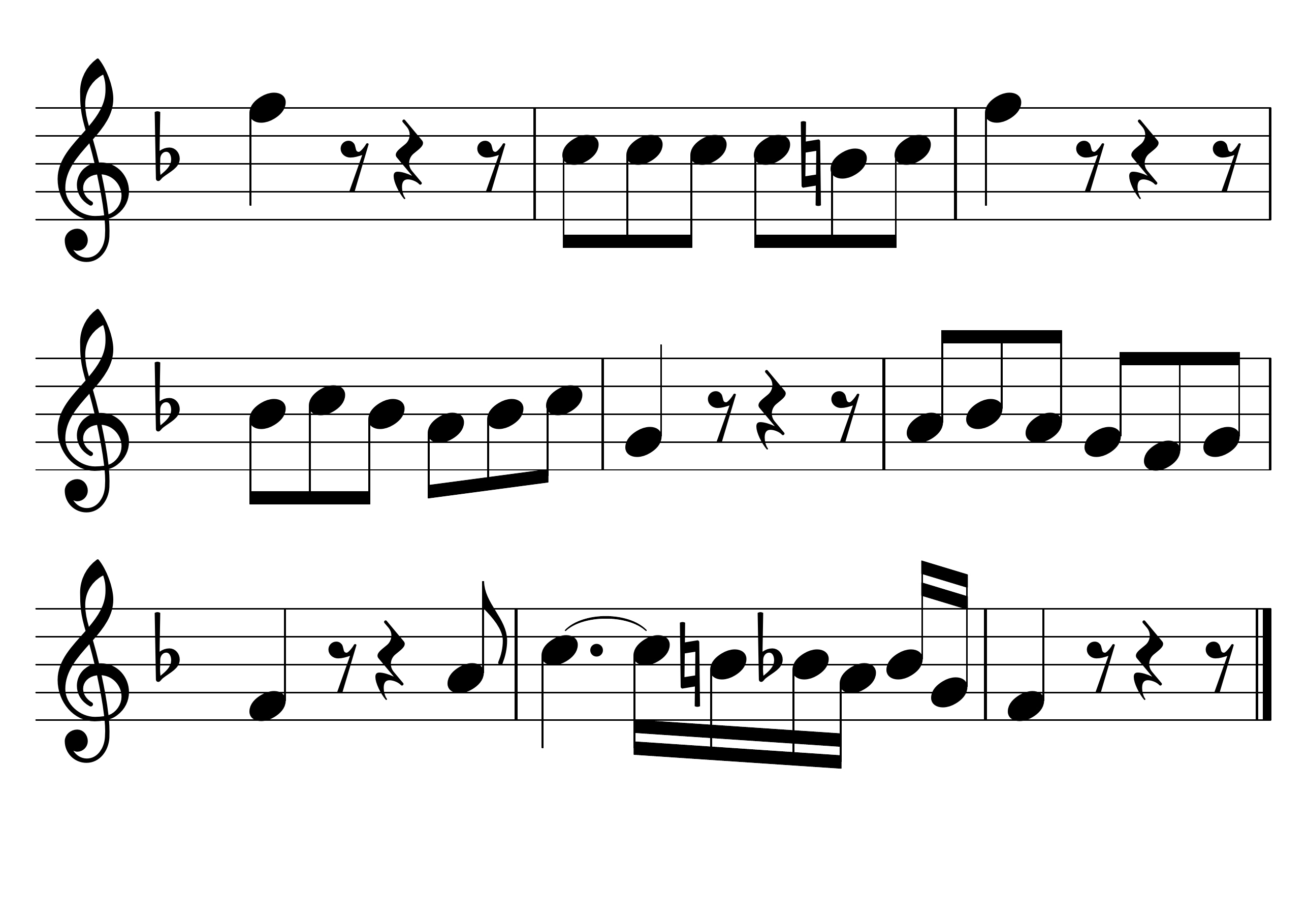 Mozart’s Lullaby sheet music page 2